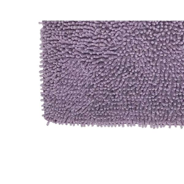 HOME WEAVERS INC Fantasia Bath Rug 100 Cotton Bath Rugs Set 17x24 Rectangle Purple BFA1724PU The Home Depot
