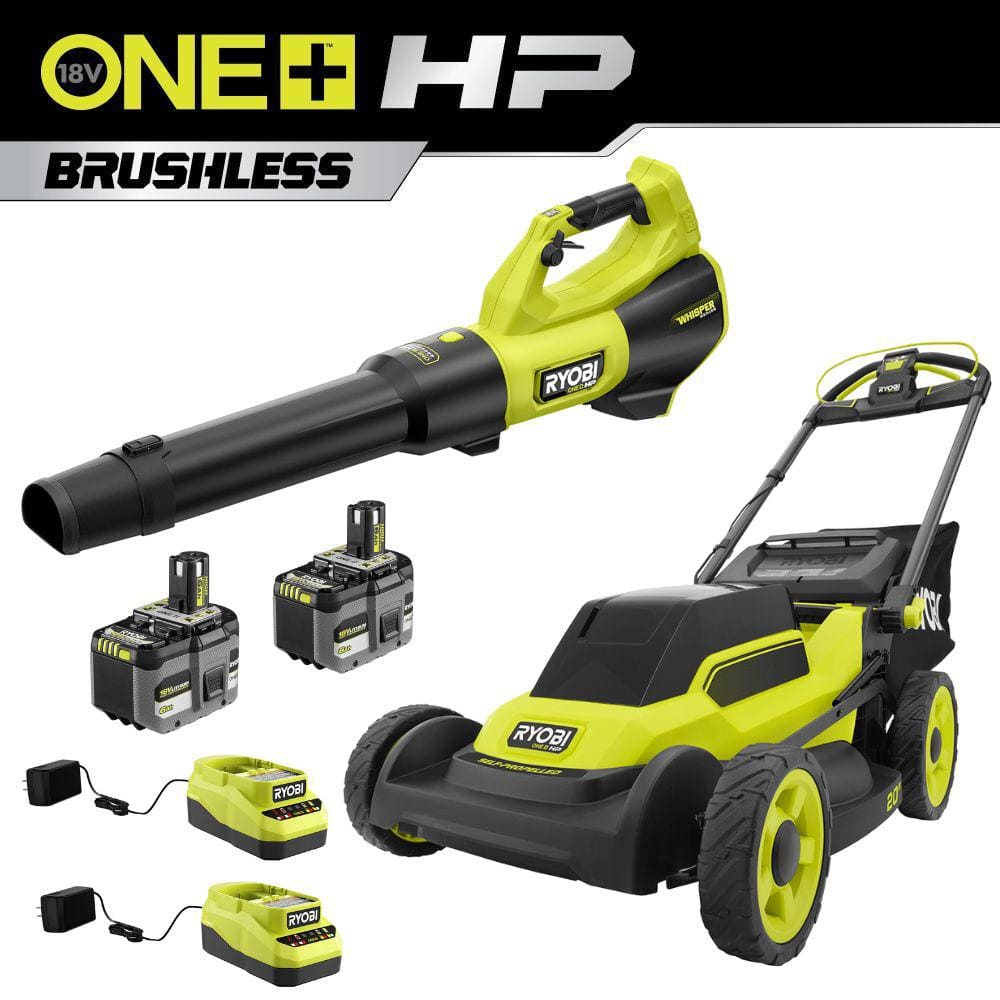 RYOBI ONE+ HP 18V Brushless 20 in. Cordless Walk Behind Self