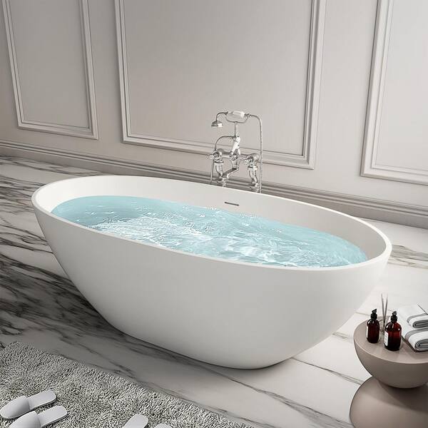 Luxury freestanding bathtubs, Stone resin, Soaking tubs for two