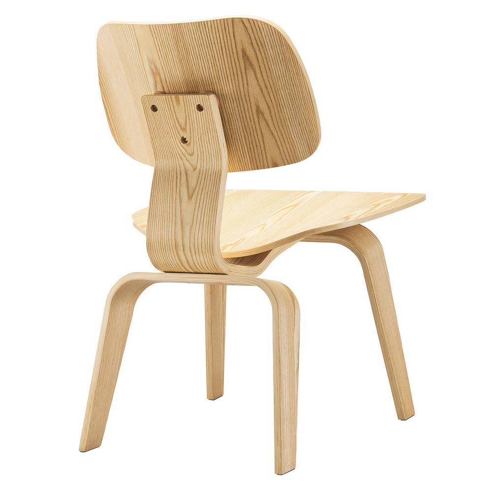 Natural Low Wood Side Chair with 32.5" Height