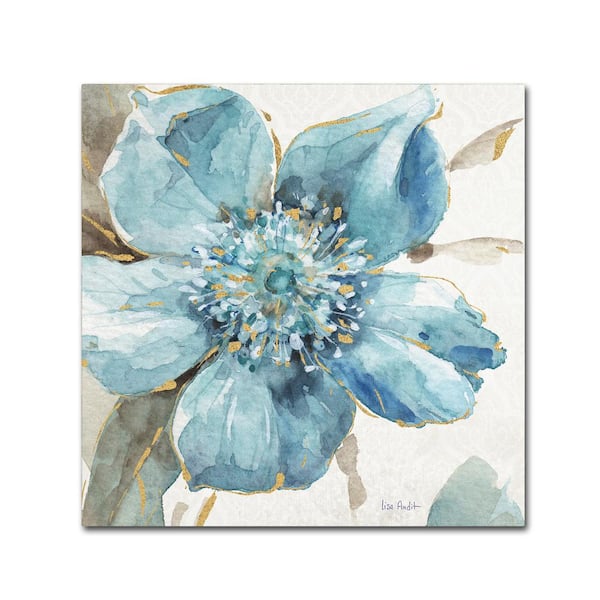 Trademark Fine Art 18 in. x 18 in. "A Blue Note II" by Lisa Audit Printed Canvas Wall Art