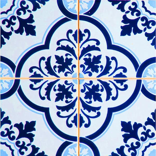 MI ALMA Blue H50 7 in. x 7 in.Vinyl Peel and Stick Tile (24 Tiles, 8.17 sq. ft./Pack)