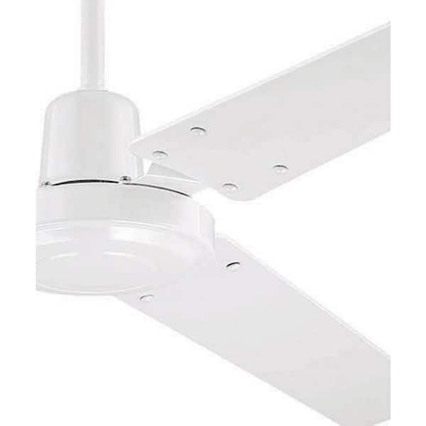 CRAFTMADE Utility 56 in. Downrod Mount Heavy-Duty, 4-Speed Motor Ceiling  Fan in White Finish, 4 Speed Wall Control Included 080629115668 - The Home  Depot