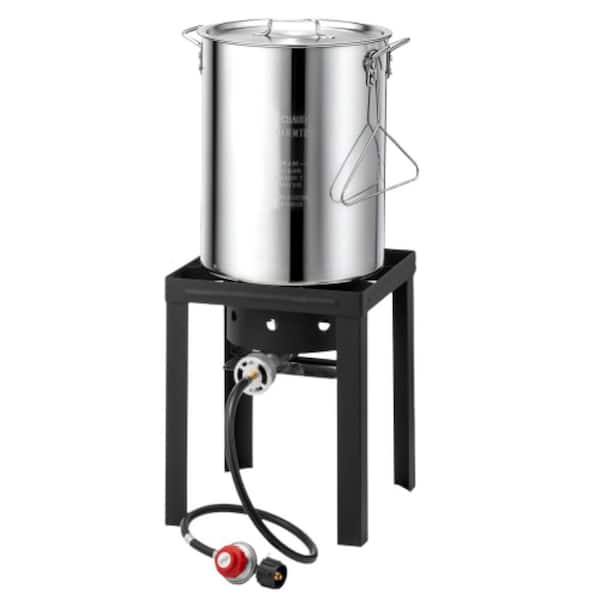 30 qt. Aluminum Turkey Fryer and 10QT Fish Fryer Kit with 55,000BTU Propane Stove