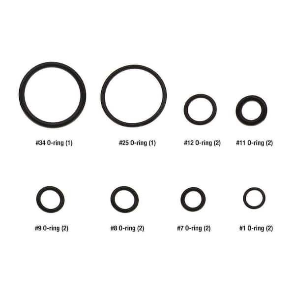 O-Ring Set 70 X 4,5 Mm – 25 Stück NBR 70, Nach DIN 3771 / ISO 3601, Für Dichtungen Bis 100 °C