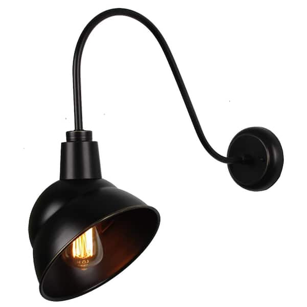 Unbranded Trina Bronze Dust to Dawn Outdoor Hardwired Bell Sconce