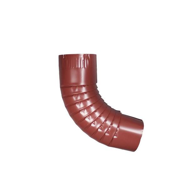 Spectra Metals 4 in. Round Scotch Red Aluminum Downpipe Elbow