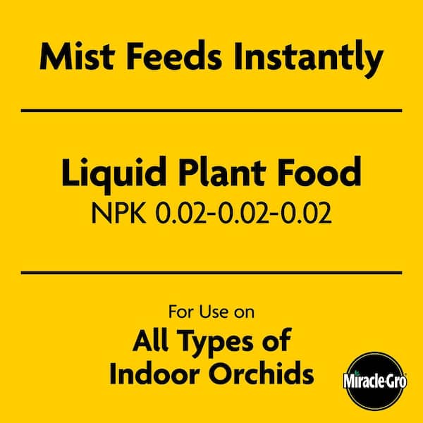 Ready to Use Orchid Plant Food Mist 8 oz. Feeds All Types of Indoor Orchid Plants, Liquid Fertilizer