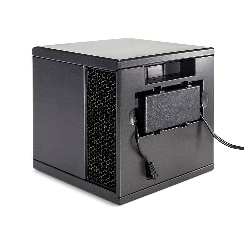Black Table-Top Ionic HEPA Air Purifier with Remote
