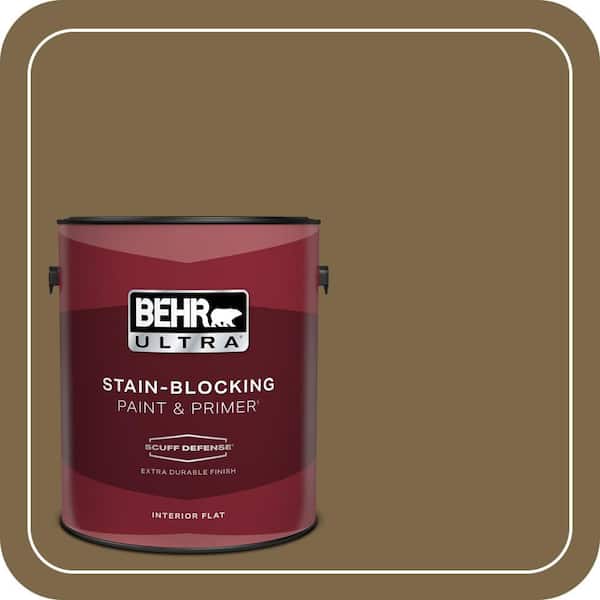BEHR ULTRA 1 gal. #320F-7 Fig Extra Durable Flat Interior Paint & Primer
