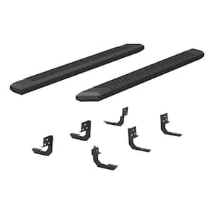 AdvantEDGE Black Aluminum 75-Inch Truck Running Boards, Select Dodge, Ram 1500, 2500, 3500