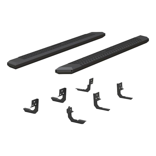 Aries AdvantEDGE Black Aluminum 75-Inch Truck Running Boards, Select Dodge, Ram 1500, 2500, 3500