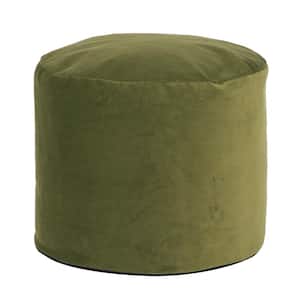 Pouf Ottoman, Tall With Cover, Bella Moss