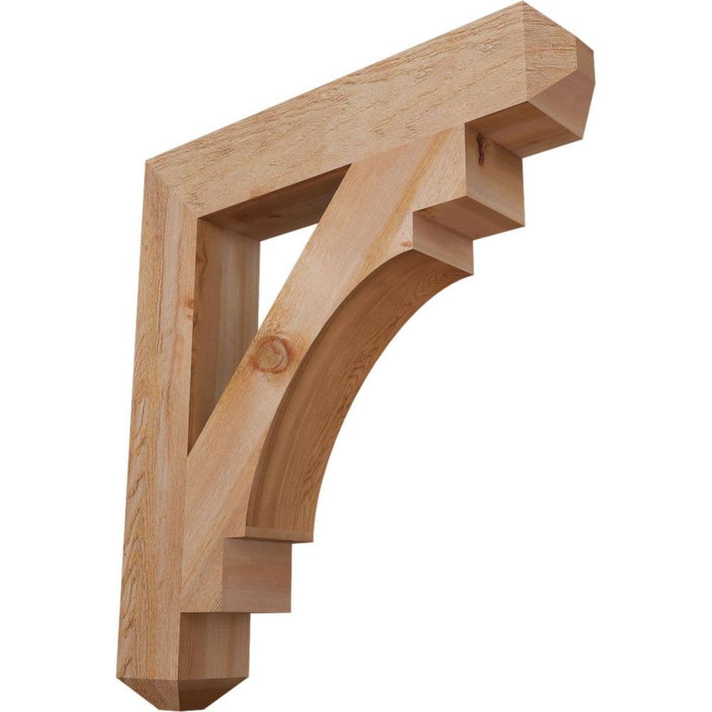6 in. x 38 in. x 34 in. Western Red Cedar Merced Craftsman Rough Sawn Bracket price history on PriceWatchPro