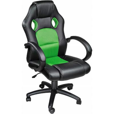 High Back Gaming Chair (Green/Black)