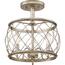 Quoizel Dury 4-Light Century Silver Leaf Pendant RDY2823CS - The Home Depot