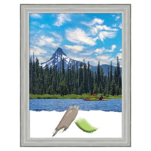 Bel Volto Silver Wood Picture Frame Opening Size 18 x 24 in.