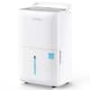 waykar 120 pt. 6,000 sq. ft. Energy Star Dehumidifier with Bucket for Wetroom, Basement and Garage with Auto Defrost in White HDCX-120B-CTH