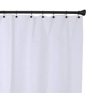 Ball Shower Curtain Hooks, Rustproof Aluminum Shower Curtain Hooks for Bathroom Shower Rods Curtains, Black (Set of 12)