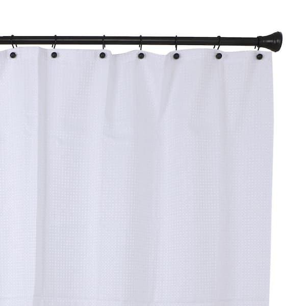 Bathroom Shower Rods Curtains Black, Shower Curtain Clips Home Depot