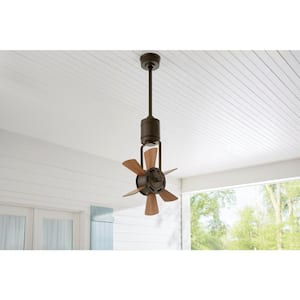 Windhaven 20 in. Outdoor Espresso Bronze Ceiling Fan with Remote Control