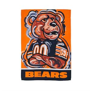 12.5 in. x 18 in. Chicago Bears Justin Patten Artwork Mascot Garden Flag