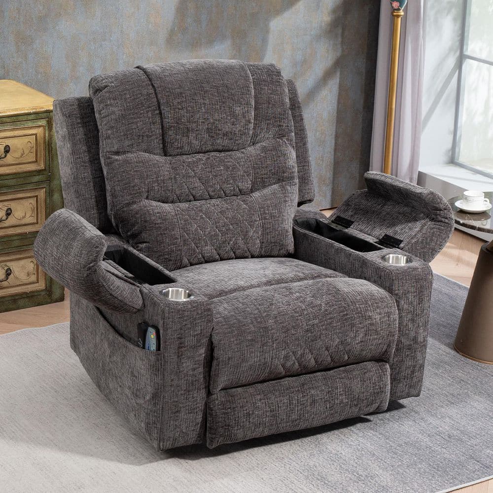 YOFE Upgraded Flagship Oversized Gray Chenille Power Lift