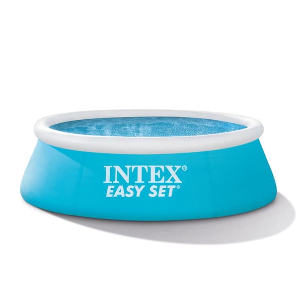 Intex 6 ft. x 20 in. Easy Set Inflatable Swimming Pool - Aqua Blue 54402E