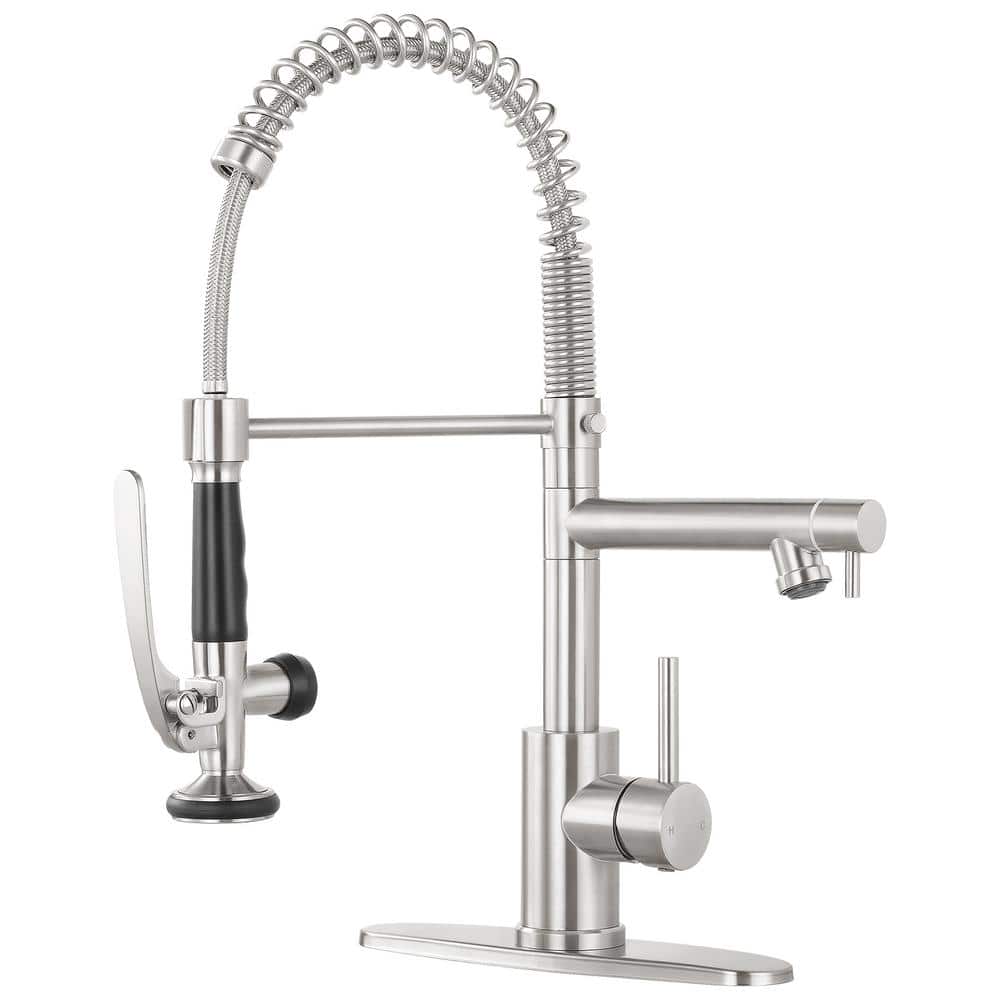 Single Handle Pull Down Sprayer Kitchen Faucet with Advanced Spray, Pull Ou