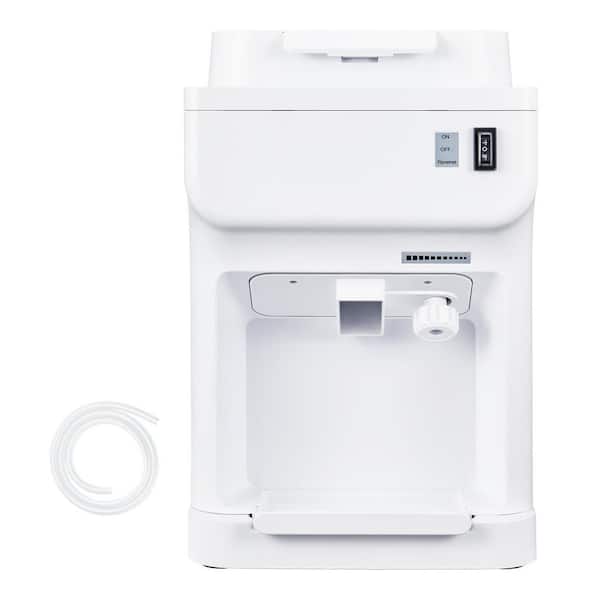 SKYSHALO 3520 oz. Ice Shaver Machine White Shaved Ice Maker 220 lbs./H Commercial Snow Cone Machine