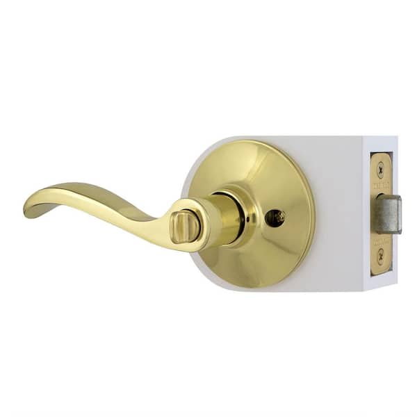 Defiant Brandywine Polished Brass Keyed Entry Door Knob 32T8700B - The Home  Depot