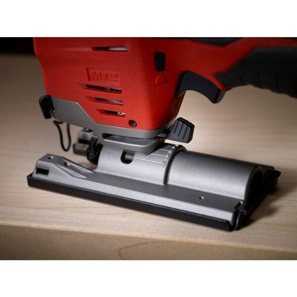 Milwaukee - M12 12V Lithium-Ion Cordless Jig Saw Kit with One 1.5 Ah Battery, Charger, Tool Bag