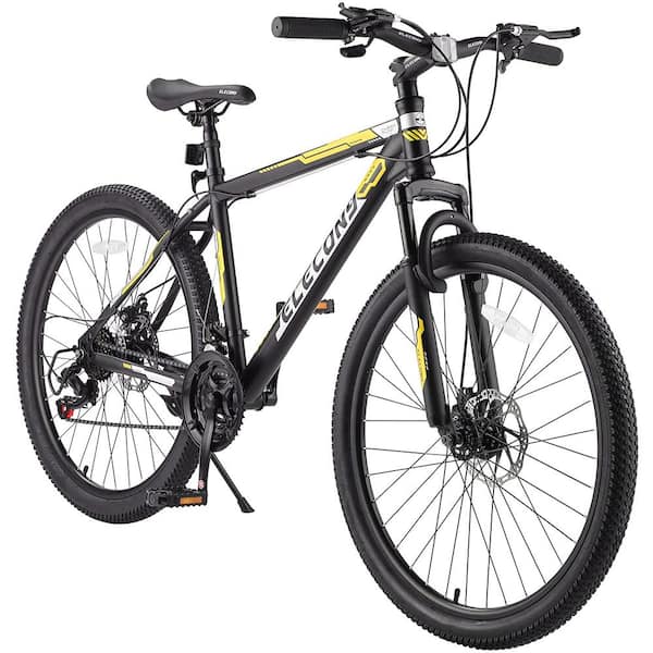 Oral falda dominio 26 in. Mountain Bike 21 Speeds with Mechanical Disc Brakes High-Carbon  Steel Frame for Adult and Teenagers in Orange CX0420BK-OR - The Home Depot