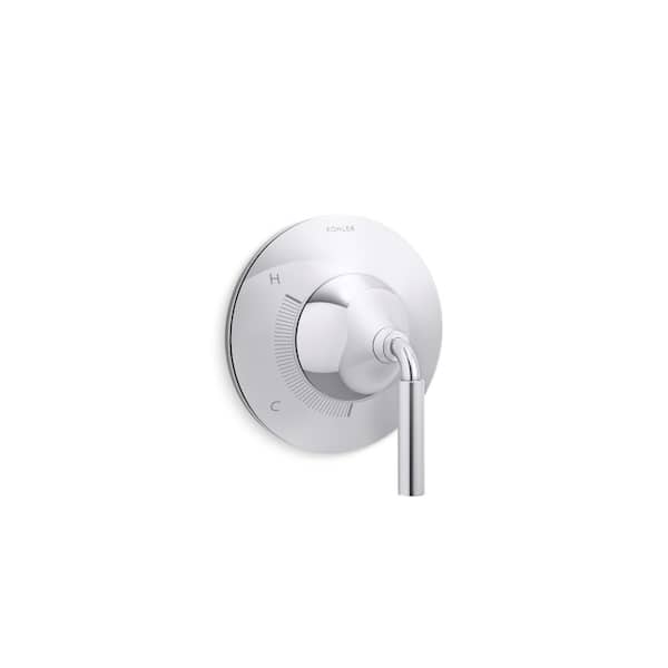 Tone 1-Handle Pressure-Balancing Valve Trim in Polished Chrome (Valve Not Included)