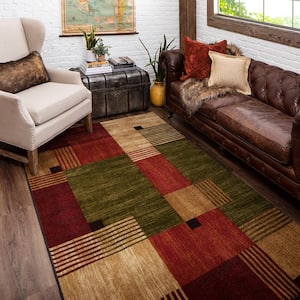 Alliance Multi 5 ft. x 8 ft. Geometric Area Rug