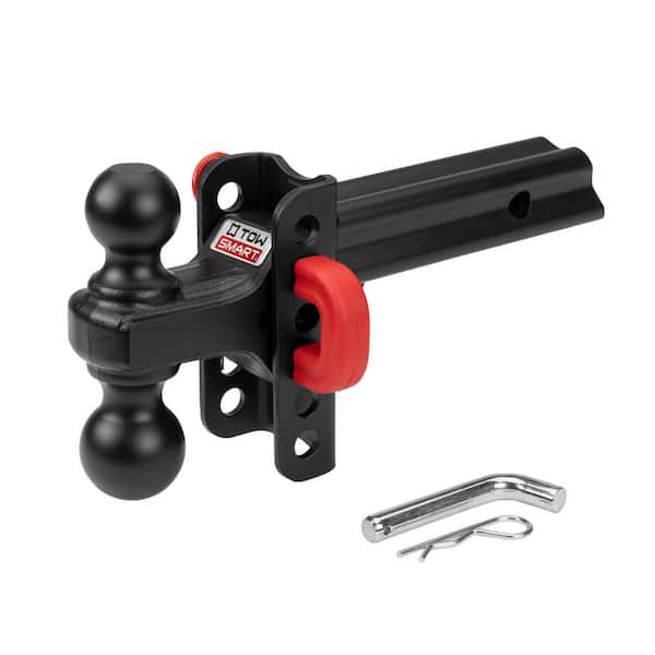 X-Mount Adjustable Hitch Dual Ball Mount, 3 1/4" Drop, 10,000 lb (Red U-Pin)