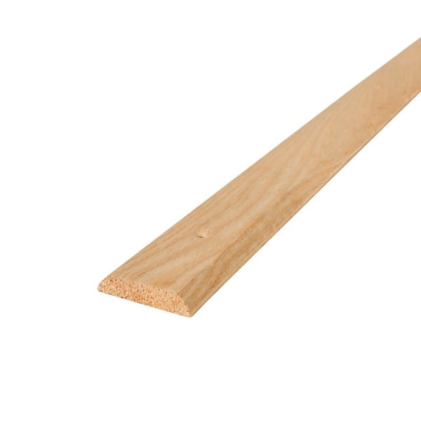 1.75 in. x 36 in. Natural Hardwood Flat-Profile Door Weatherstripping Threshold