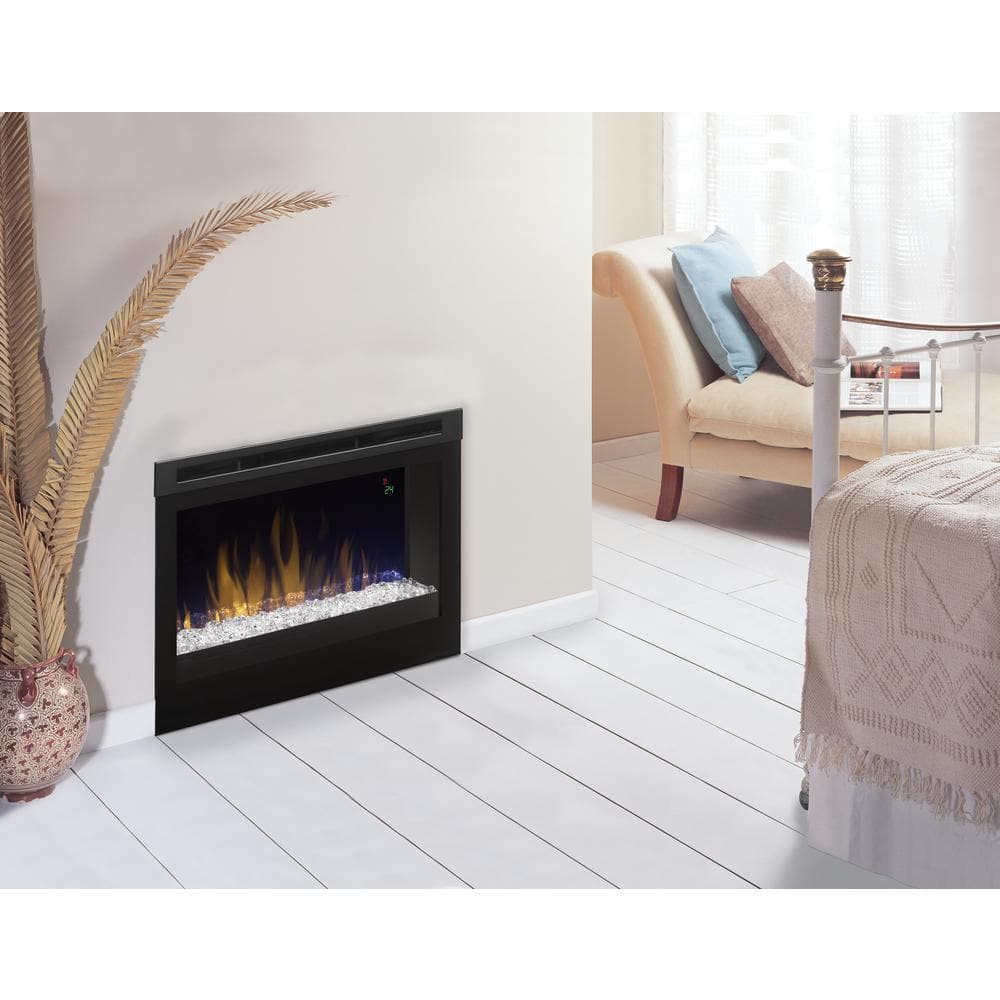 Acrylic Ice Ember Bed Dfr2551g, Electric Glass Fireplace Insert