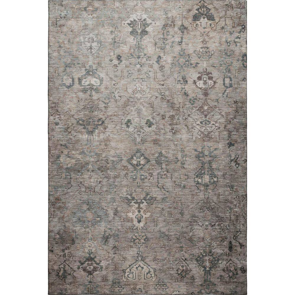 Mayfield Premium Machine Washable Abstract AMF2320 Taupe 10 ft. x 14 ft. Area Rug price history on PriceWatchPro