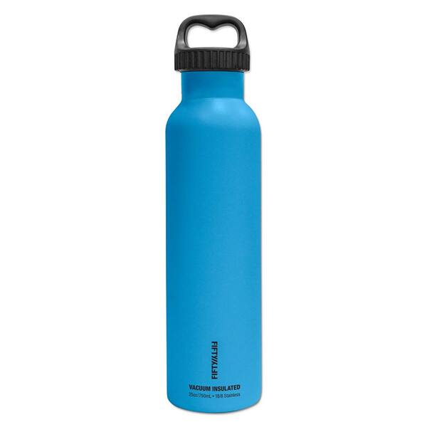 FIFTY/FIFTY 25 oz./750ml Vacuum-Insulated Bottle- Crater Blue