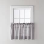 SKL Home Rust Solid Rod Pocket Curtain - 57 in. W x 24 in. L (Set of 2 ...