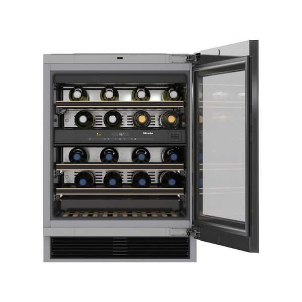 Miele 24 in. 34-bottle Built-In Undercounter Wine Cooler with Push2open