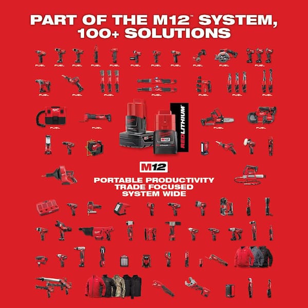Milwaukee M12 2429-21XC Black/Red for sale online 12V Cordless Sub-Compact Band Saw Kit 