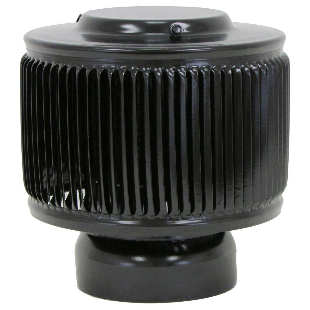 Active Ventilation 4 in. Dia Aura PVC Vent Cap Exhaust with Adapter for Schedule 40 or Schedule