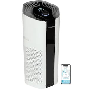 1600 sq. ft. True HEPA 5 Stage Air Purifier with Ultraviolet Light, Smart Wifi and Auto Mode in White