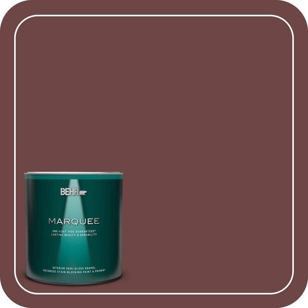 1 qt. #QE-08 Oxford Semi-Gloss Enamel Interior Paint & Primer product image for price tracking