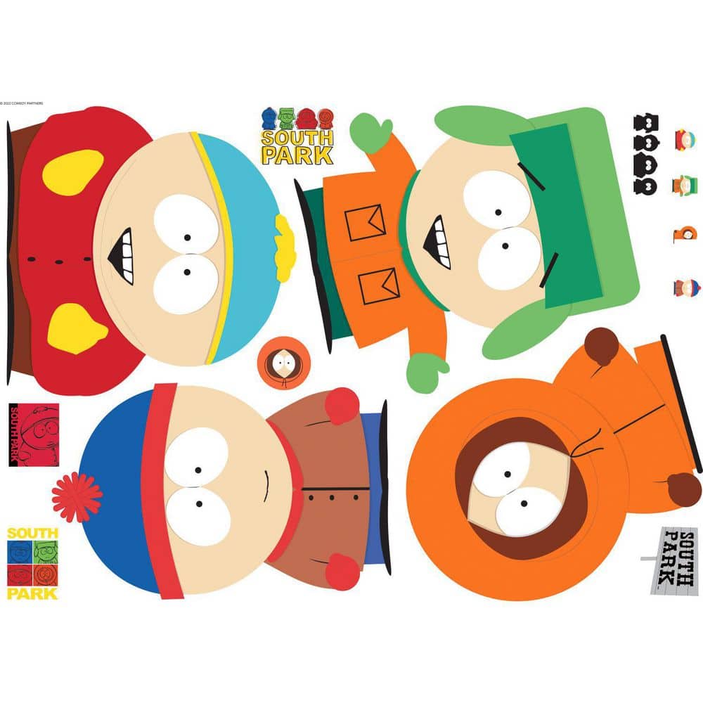 South Park Boys Sticker Bundle Pack of 4