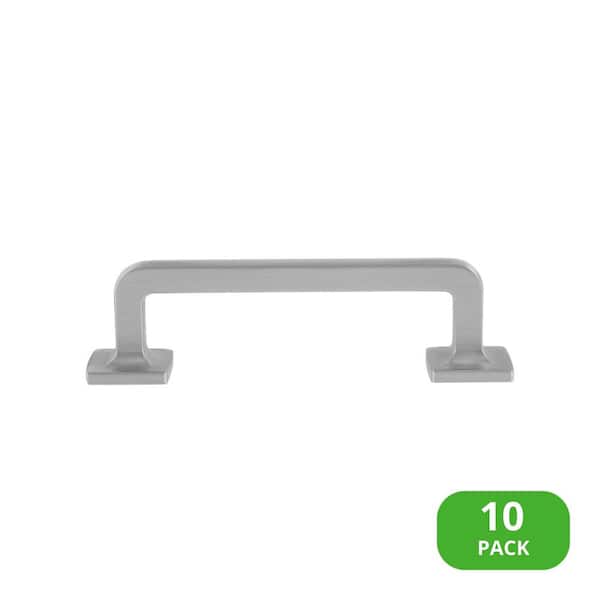 Sumner Street Home Hardware 10-Pack Boise 3-1/2 in. (89 mm) Center-to-Center Traditional Satin Nickel Bar Drawer Pull