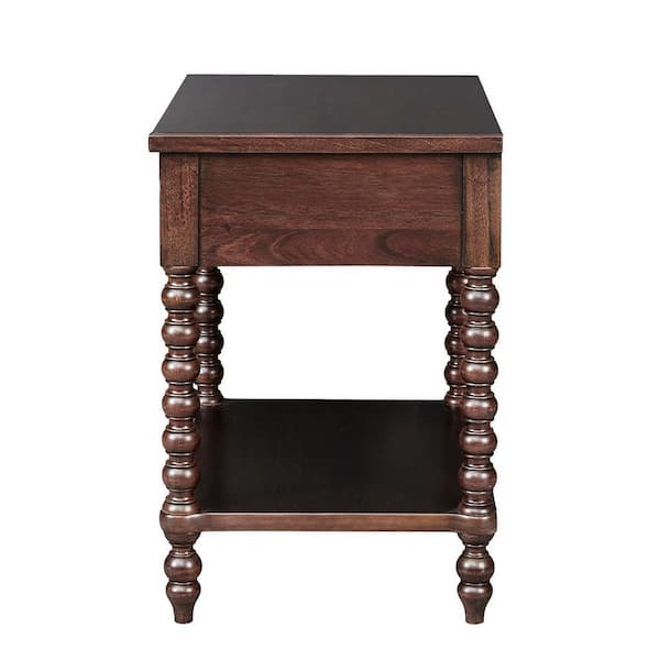 Beckett Morocco Brown 1 Drawer Nightstand