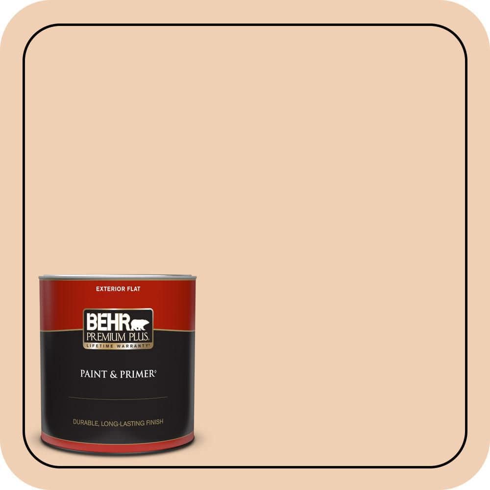 1 qt. #PPU3-07 Pale Coral Flat Exterior Paint & Primer price history on PriceWatchPro